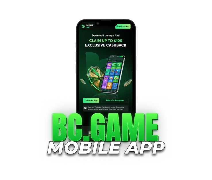 mobile app with casino games and exclusive app rewards.